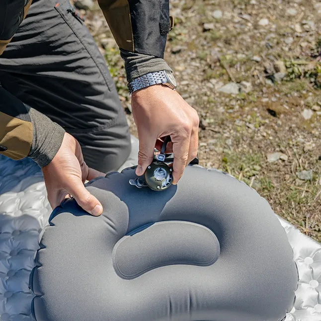 Насос воздушный ультралегкий Naturehike Wind-nano CNK2650ZM012, зелёный — Photo 3