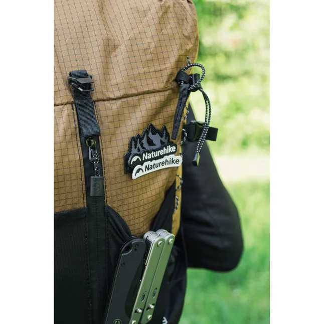 Рюкзак туристичний Naturehike Helium CNK2300016, 30+5 л, коричневий — Photo 10