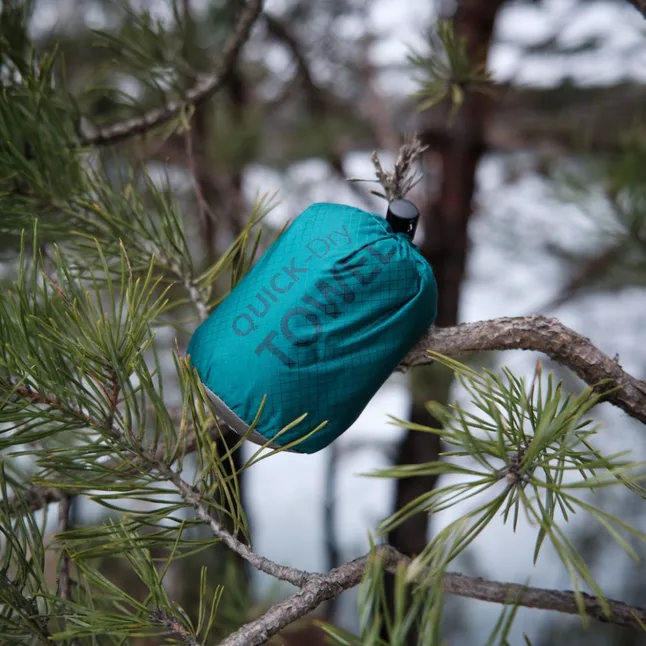 Рушник Naturehike MJ01 Ultralight NH19Y001-J, 80 см х 40 см, смарагдовий — Photo 5