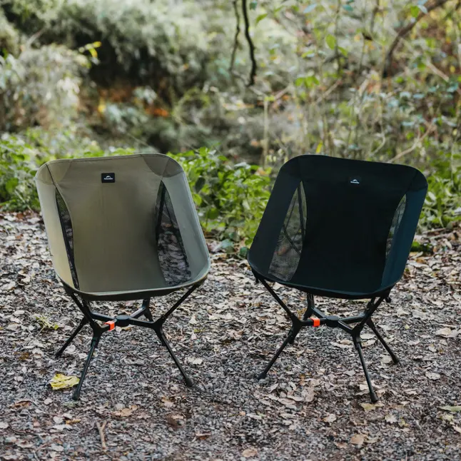 Стілець складаний ультралегкий Naturehike CNK2550JJ013 Yamami YL01, розмір М, алюміній, сірий — Photo 5