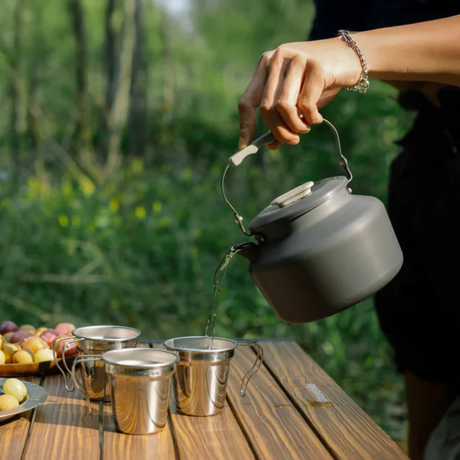 Кемпінговий чайник Naturehike CNK2450CF030 1,4 л, алюміній — Photo 5