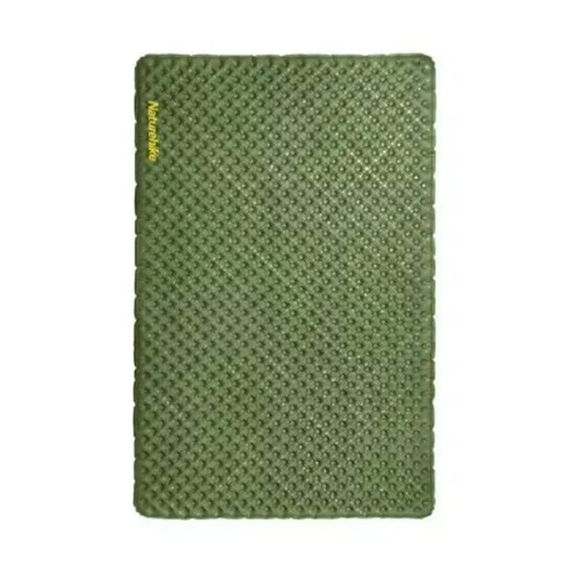 Матрас туристический надувной двухместный Naturehike CNK2450WS014, сверхлегкий, 200х132х8 см, зеленый с мешком для надува