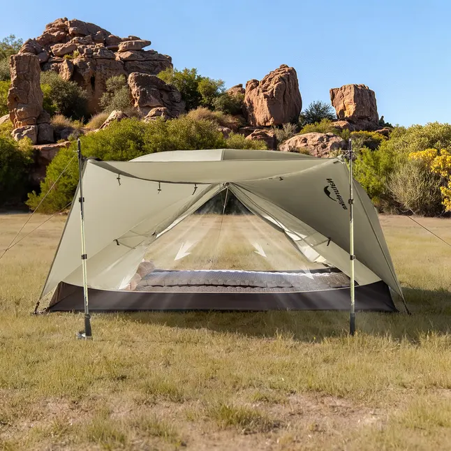 Палатка трехместная ультралегкая Naturehike Mongar UL CNK2550WS037, зеленая — Photo 3
