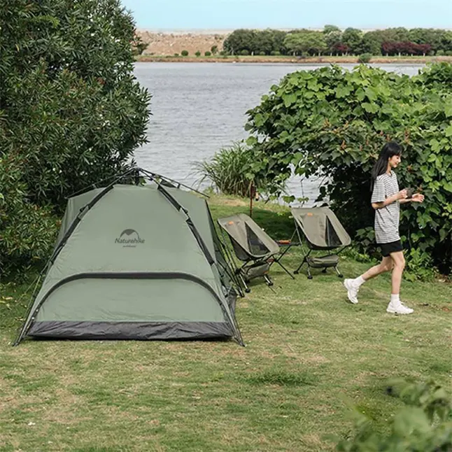 Намет тримісний автоматичний Naturehike NH21ZP008, темно-зелений — Photo 5