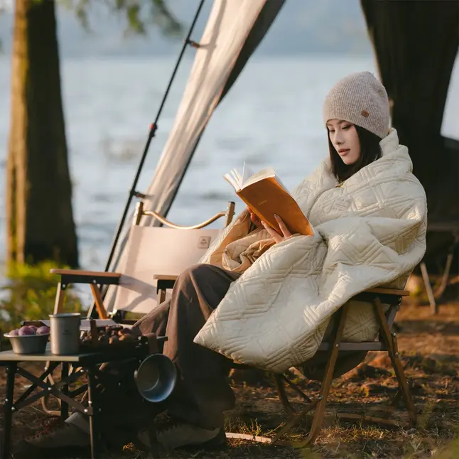 Ковдра з підігрівом Naturehike CNK2450PJ015, 95х190 см, бежева — Photo 8