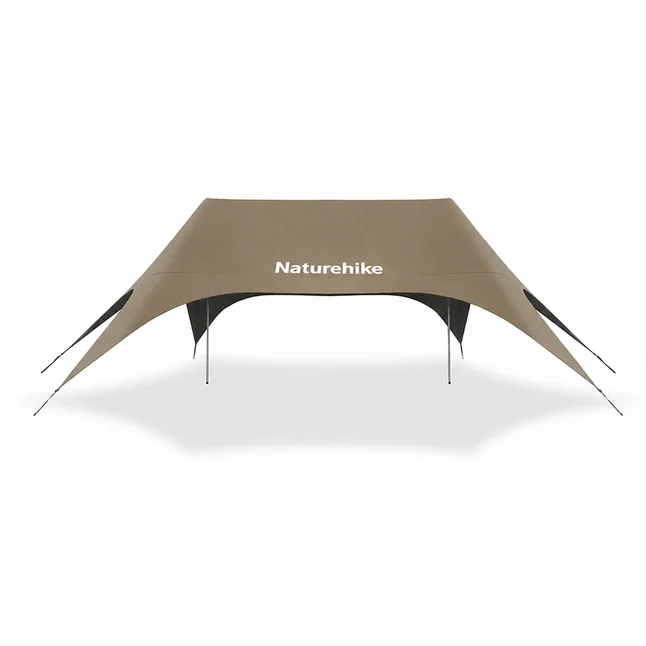Тент туристический Naturehike Cloud Skies Tarp Lite CNK2650WS023, 960 х 485 х 260 см, темно-коричневый