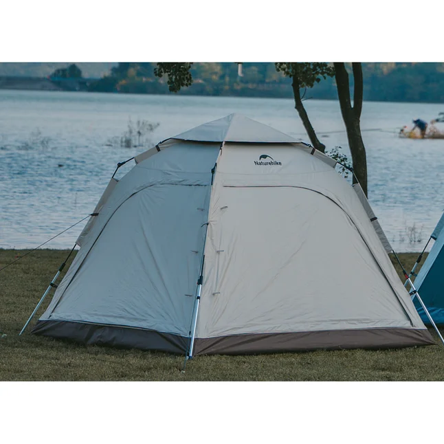 Намет чотиримісний автоматичний Naturehike Ango CNK2550WS010, коричневий — Photo 1