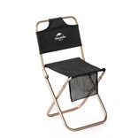 Стул складной со спинкой Naturehike MZ01 black NH18M001-Z — Photo 20