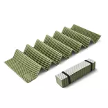 Килимок туристичний складаний одномісний IXPE Naturehike CNK2450WS044 з алюмінієвою плівкою, 195x60x1.8 см, синій — Photo 10