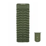Матрас туристический надувной одноместный Naturehike CNK2550WS019, 200x60x9.5 см, зеленый, прямоугольный с мешком для надува — Photo 10