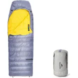 Спальник з натуральним пухом Naturehike CW700 CNK2450WS048, p-р M, чорно-блакитний
