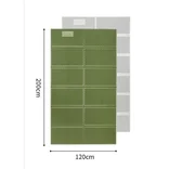 Килимок туристичний складаний двомісний IXPE Naturehike CNK2450WS044 з алюмінієвою плівкою, 200x120x1.8 см, оливковий — Photo 18