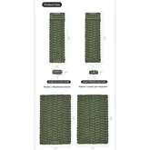 Матрац туристичний надувний одномісний Naturehike CNK2550WS019, 200х60х6.5 см, зелений, для кемпінгу із мішком для надування — Photo 25