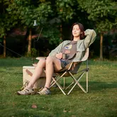 Стілець складаний Naturehike Stellaluna T01 CNH23JU13002, пісочний — Photo 14