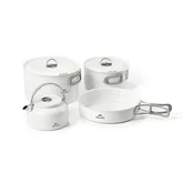 Чайник з керамічним антипригарним покриттям Naturehike CNK2450CF013 0,8 л, алюміній, білий — Photo 8