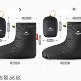 Черевики на гусячому пуху Naturehike NH18S023-T, розмір 36-40, чорні — Photo 8