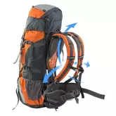 Рюкзак трекинговый Naturehike 70 л bright orange NH70B070-B — Photo 8