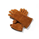 Рукавички вогнетривкі Naturehike 35×14см Cow Split Leather Heat/Fire Resistent Gloves, коричневий — Photo 5