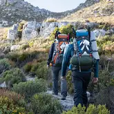Рюкзак туристичний Naturehike NH70B070-B, 70 л + 5 л, блакитно-сірий — Photo 23