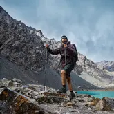 Комплект із трекінгових палиць карбонових телескопічних, 2 шт Naturehike CNK2550DS015, 61–135 см, зелений — Photo 7