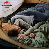 Спальний мішок Naturehike Y150L NH21MSD08, правий, сіро-блакитний — Photo 6