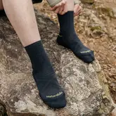 Шкарпетки туристичні полегшені з амортизацією Naturehike CYY2611FS010, L, чорний — Photo 5