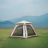 Намет чотиримісний автоматичний надувний із тентом Naturehike Ango CNK2550WS017, коричневий — Photo 19