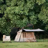 Намет з навісом Naturehike Village CNK2300ZP021, коричневий великий — Photo 16