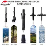 Трекінгові палиці Naturehike NH20DS003, 135 см, чорний/червоний, 2 шт — Photo 6