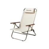 Крісло складане з регульованим нахилом Naturehike CNK2550JJ012, вуглецева сталь, бежевий — Photo 12