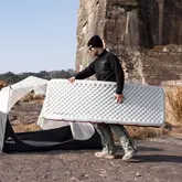 Матрац туристичний надувний одномісний ультралегкий Naturehike Tuye R5.8 CNK2650WS031, 196 × 64 х 9 см, сріблястий — Photo 9