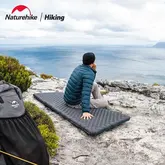 Матрац туристичний надувний одномісний Naturehike CNH22DZ018, надлегкий, 183x64x7 см, зелений, для туризму із мішком для надування — Photo 10