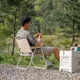 Стілець розкладний Naturehike CNK2300JU012, бежевий — Photo 12