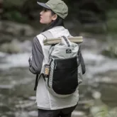 Рюкзак туристичний Naturehike NH20BB206, 20 л, графіт в клітинку — Photo 11