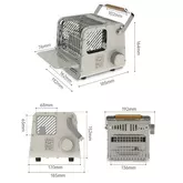 Міні обігрівач касетний Naturehike CNK2300CW018, сірий — Photo 11