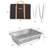 Гриль портативний Naturehike Picnic BBQ Grill NH20CJ006, р-р L, сталь — Photo 16