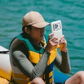 Чохол водонепроникний для телефону Naturehike CNK2300BS015, жовтий — Photo 10