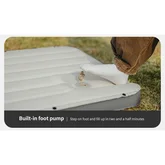 Матрац туристичний надувний одномісний Naturehike CNK2450WS035, 198х68х9.5 см, коричневий із вбудованою помпою для надування — Photo 10