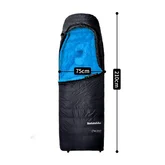Спальник з натуральним пухом Naturehike CW700 CNK2450WS048, p-р M, чорно-блакитний — Photo 14