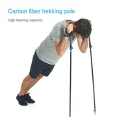 Трекінгова палиця Naturehike ST07 NH18D010-Z, 115-135 см, бордова — Photo 8