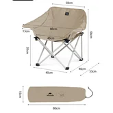 Стілець складаний Naturehike Stellaluna T01 CNH23JU13002, пісочний — Photo 12