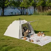 Намет тримісний автоматичний з тентом Naturehike Ango S CNK2650WS018, коричневий — Photo 6