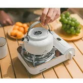 Чайник з керамічним антипригарним покриттям Naturehike CNK2450CF013 0,8 л, алюміній, білий — Photo 15