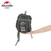 Спальник з капюшоном та закругленим дном Naturehike Y150 NH21MSD08 лівий, темно-блакитний — Photo 7