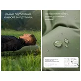Матрац туристичний надувний двомісний Naturehike CNK2550WS019, 200х125х6.5 см, синій, для кемпінгу із мішком для надування — Photo 30