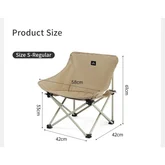 Стул складной Naturehike Stellaluna T01 CNH23JU13002, S, бежевый — Photo 11