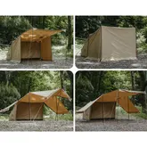 Намет одномісний із тентом Naturehike CNK2450WS026, коричневий — Photo 16