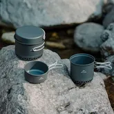 Набір посуду для кемпінгу 2 од. Naturehike CNK2300CJ0002, 1,8 л, алюміній — Photo 15