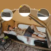 Намет одномісний із тентом Naturehike CNK2450WS026, коричневий — Photo 13
