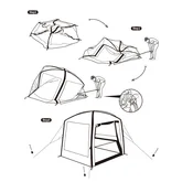 Тент для кемпінгу Naturehike Hexagon Inflatable NH20TM002 380*329*220 (пошкодження/спускає повітря) — Photo 17